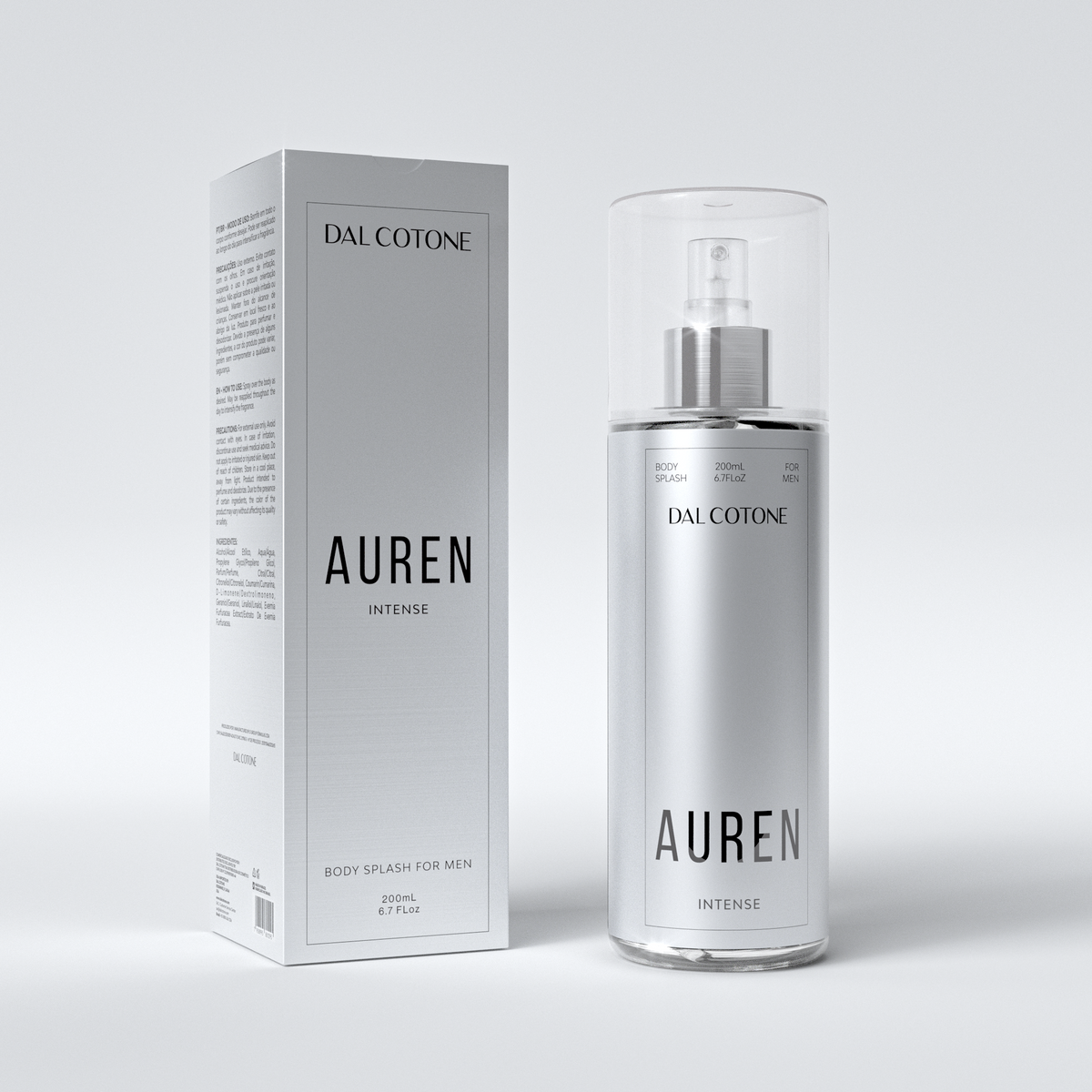 Body Splash Masculino Auren Intense 200 mL