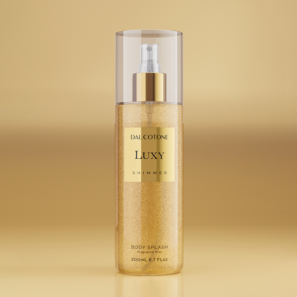 Body Splash Luxy Shimmer 200ml - 8% de essência.