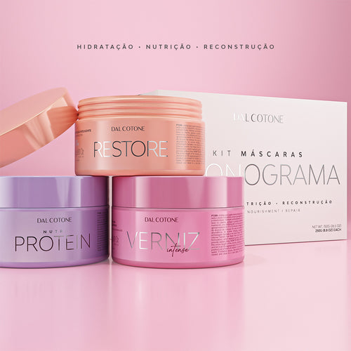 KIT Cronograma Capilar - Máscaras Capilares 250g