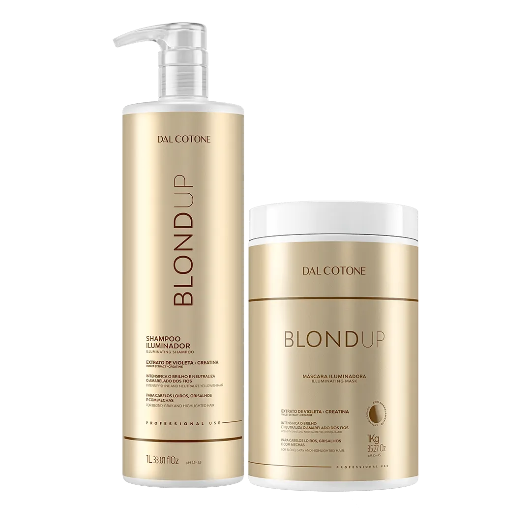 Kit Blond Up Professional Matização Hidratante para Loiros e Platinados