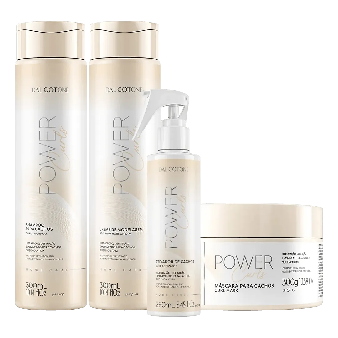 Kit Power Curls + Spray Ativador = Cachos Perfeitos, Leves e Hidratados
