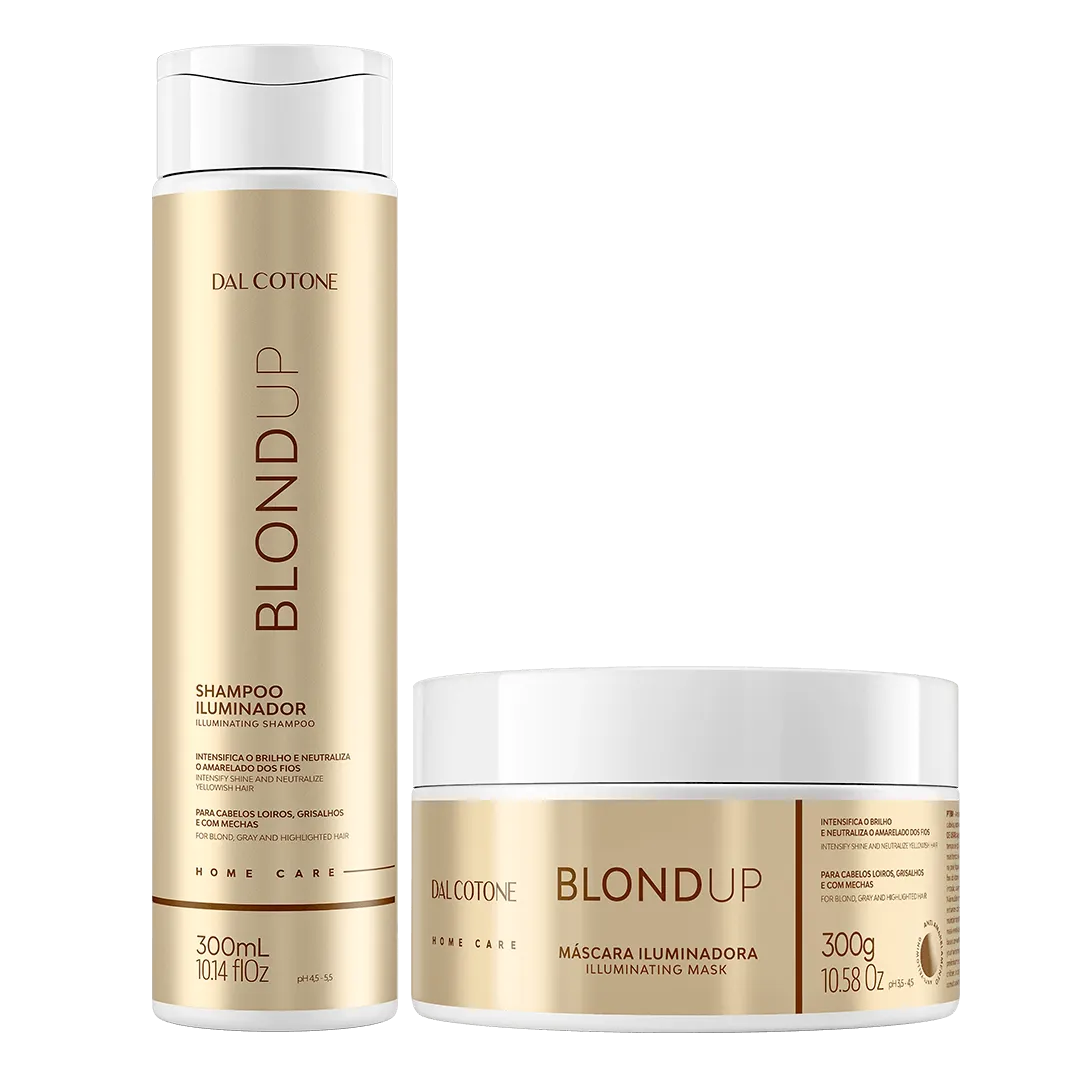 Kit Blond Up, Matização Hidratante para Loiros e Grisalhos.