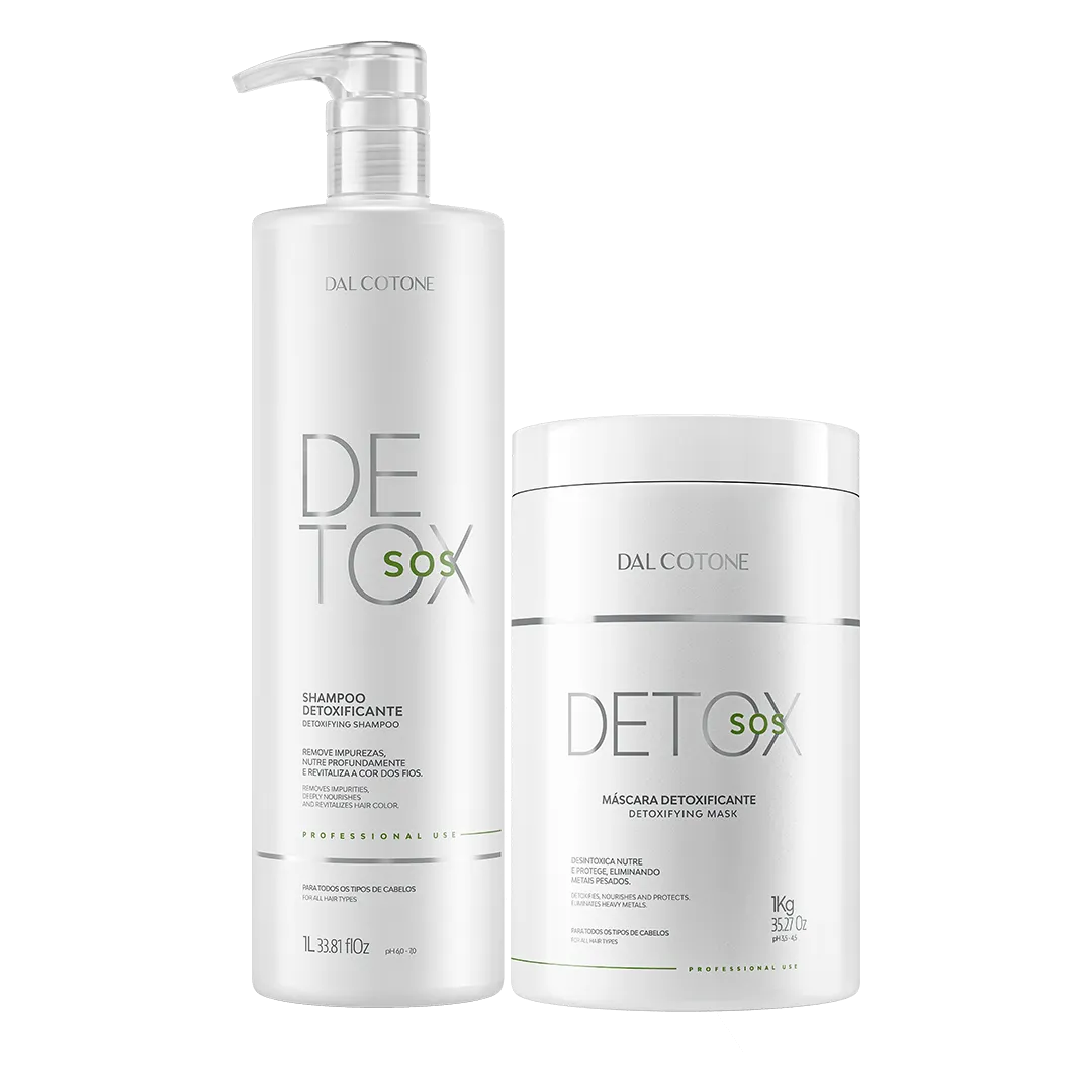 Kit SOS Detox Profissional Purificação e Controle da Oleosidade