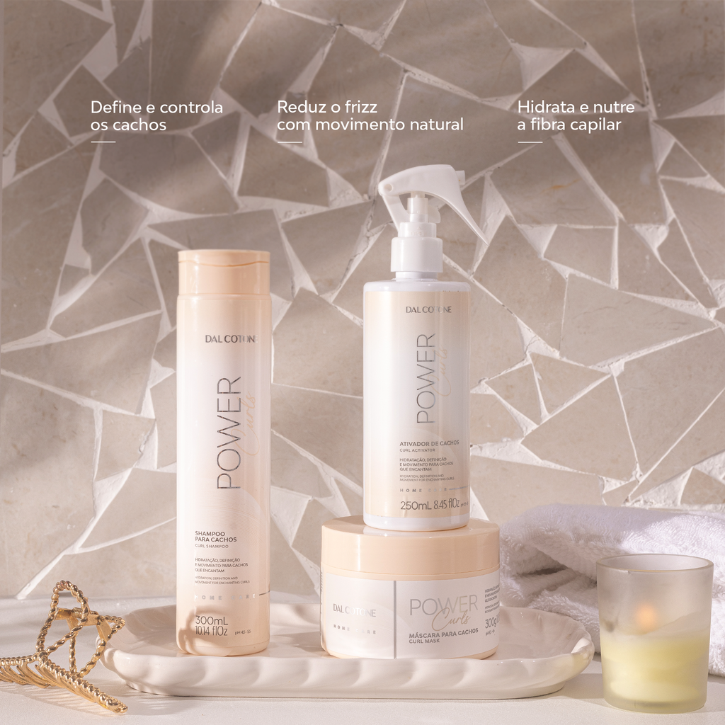 Kit Power Curls Home Care + Ativador de Cachos