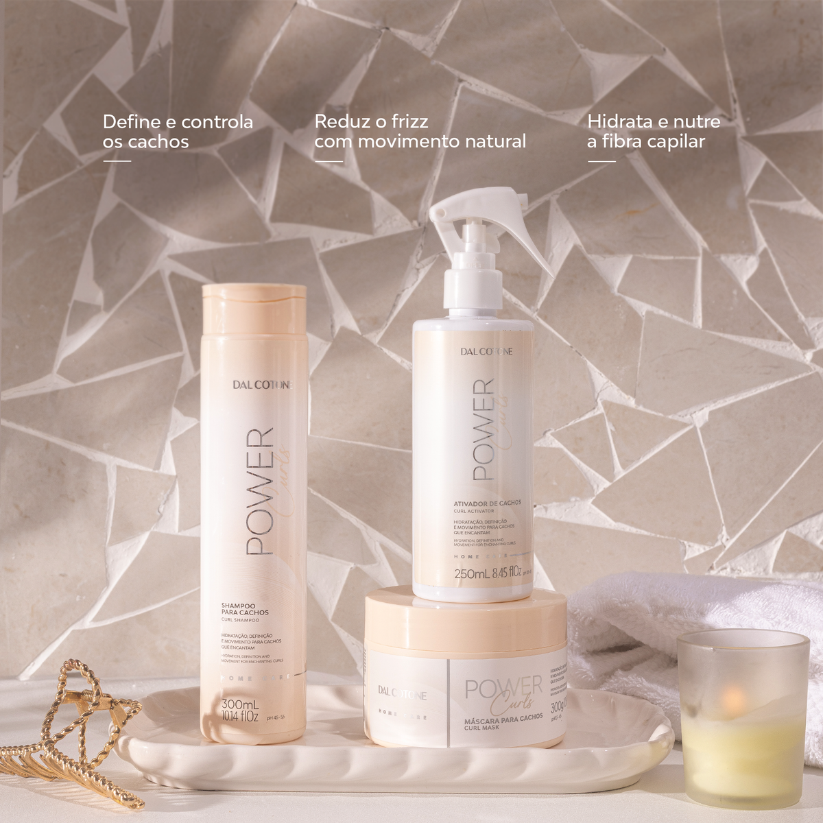 Kit Power Curls Home Care + Ativador de Cachos