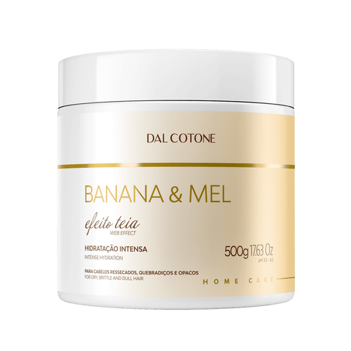 Máscara Banana e mel efeito teia 500g