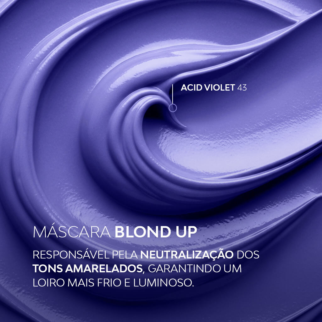 Máscara Capilar Blond Up Cabelos Loiros e Grisalhos 300g