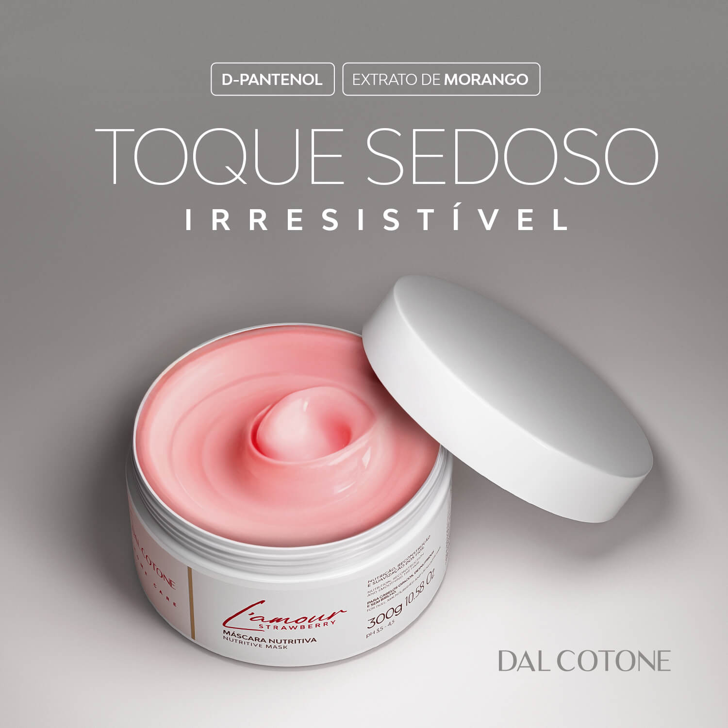 Máscara Capilar L'amour Reconstrução e Nutrição 300g