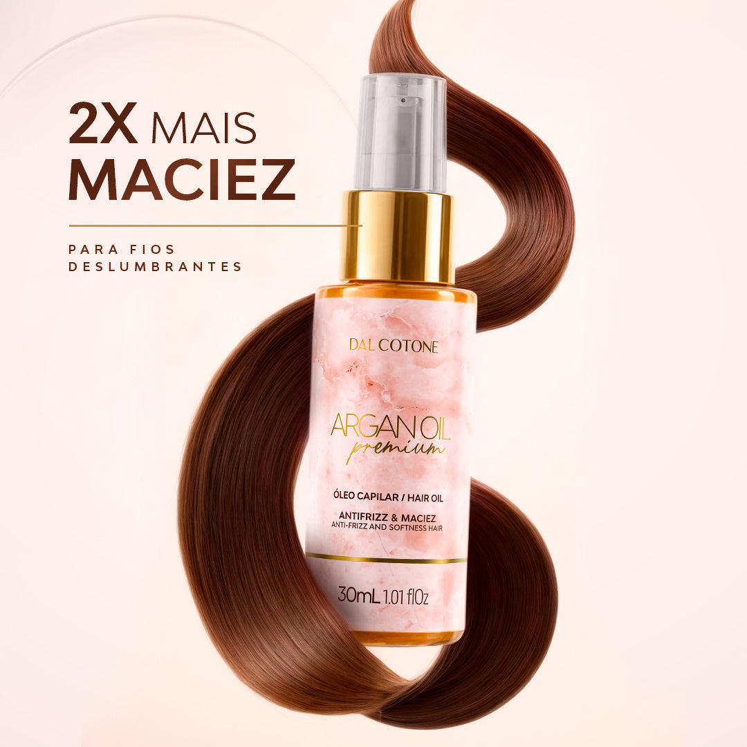 Reparador de Pontas Argan Oil Premium Anti frizz 30ml