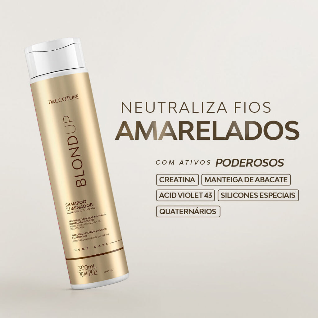 Shampoo Blond Up Cabelos Loiros e Grisalhos 300ml