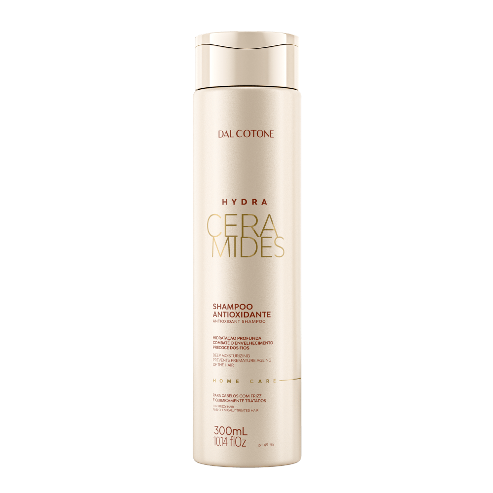 Shampoo Hydra Ceramides Hidratação e Antioxidante 300ml
