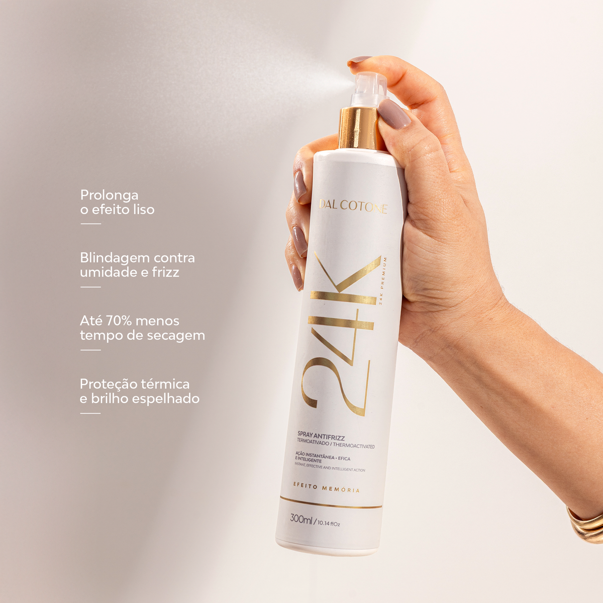 Spray Efeito Memória 24K 300 mL