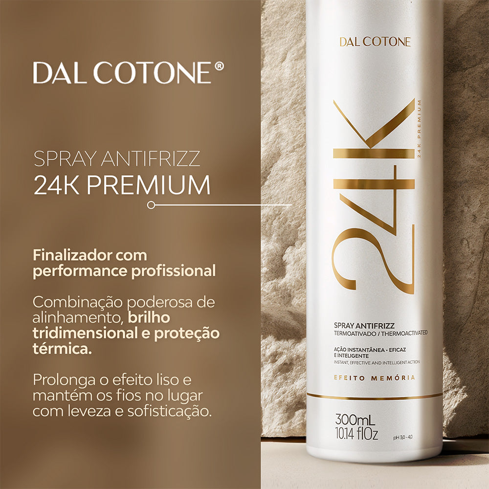 Spray Efeito Memória 24k - Seu liso por mais tempo!